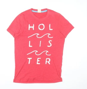 Hollister Women’s Red Short Sleeve Crew Neck T-Shirt Size M - Picture 1 of 12