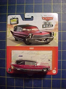 DISNEY PIXAR CARS RANDY! ON THE ROAD SERIES!  NIP  CADILLAC HEARSE - Picture 1 of 4