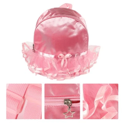  Zaino per bambini Balletto Zaino da danza per bambini Borsa da scuola Borsa da - Image 1 of 4
