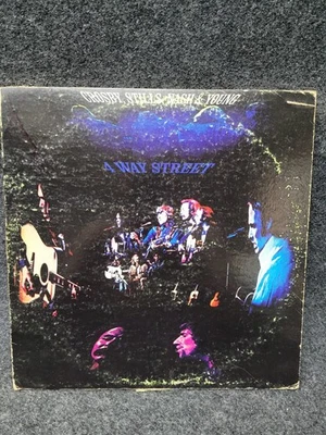 Vintage Crosby Stills Nash Young 4 Way Street Vinyl LP Rock Album Atlantic 1971 - Image 1 of 4