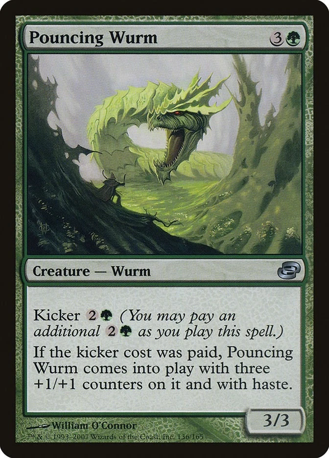 Pouncing Wurm 136 LP Normal Planar Chaos MTG EN - Image 1 of 1