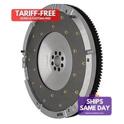 Fidanza 186501, un volante de inercia de aluminio natural Sfi - se adapta a Ford 5,0 L 157  Foto 1 de 4