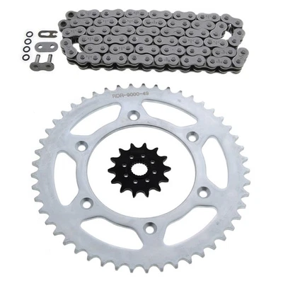 Cadena y piñón anillo O Honda 2004-2009 CRF250 R / 2004-2006 CRF250 X 14/49 114L Foto 1 de 4