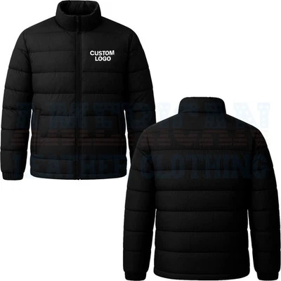 Chaqueta acolchada ligera para hombre Abrigo de invierno cálido aislante con cremallera Foto 1 de 3