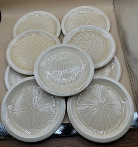 Franciscan Sea Sculptures 9 Inch Plates Set Of 9 - Picture 1 of 9