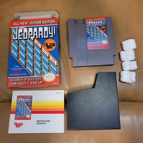 Jeopardy Junior Edition Nintendo NES Complete in Box CIB