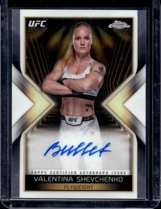 2024 Topps Chrome UFC Valentina Shevchenko Main Event Auto MEA-VSH - Foto 1 di 2