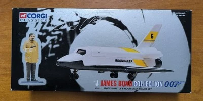 1:50 CORGI N° 65401 " JAMES BOND SPACE SHUTTLE & HUGO DRAX FIGUR SET " - Photo 1/3