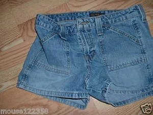 LEI Blue Denim Shorts size 7 - Picture 1 of 1