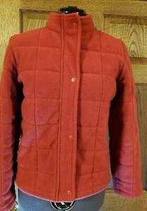 GIACCA CORTA DONNA J CREW PRIMAVERA TAGLIA SP FULL ZIP A SCATTO RUGGINE - Foto 1 di 6