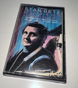 Stan Getz Ballads And Bossa Nova Music Cassette Tape 1990 Jazz VINTAGE - Picture 1 of 3