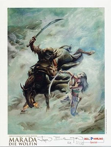 Marada-The Wolfin Complete Edition VZA HC Lim.111 Ex. + signed art print JOHN BOLTON - Picture 1 of 2