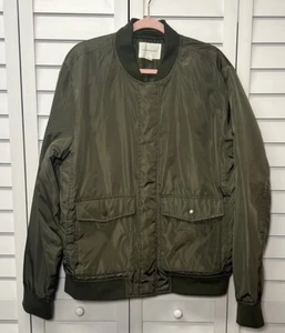 Chaqueta Bomber Aeropostale Hombre Talla Grande Verde Oliva - Imagen 1 de 13