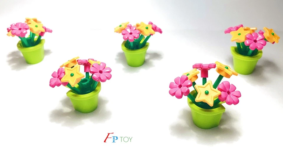 🌸5x NEW LEGO Garden Pack Plants Flowers Garden Greenery Trees Friends City Town - Image 1 of 1