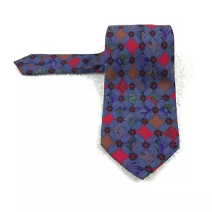 Authentic Fendi Necktie Pure Silk Unisex Man Women Unique Design - Picture 1 of 9