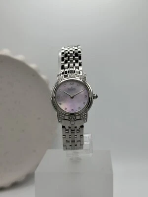 Charmex Of Switzerland relógio feminino cristal de safira movimento suíço, couro B - Imagem 1 de 4