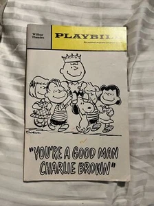 Clark Gesner's "YOU'RE A GOOD MAN CHARLIE BROWN" Ann Gibbs 1967 Boston Playbill - Picture 1 of 12