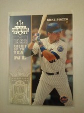 2003 DONRUSS CHAMPIONS MIKE PIAZZA HOF SHARP!