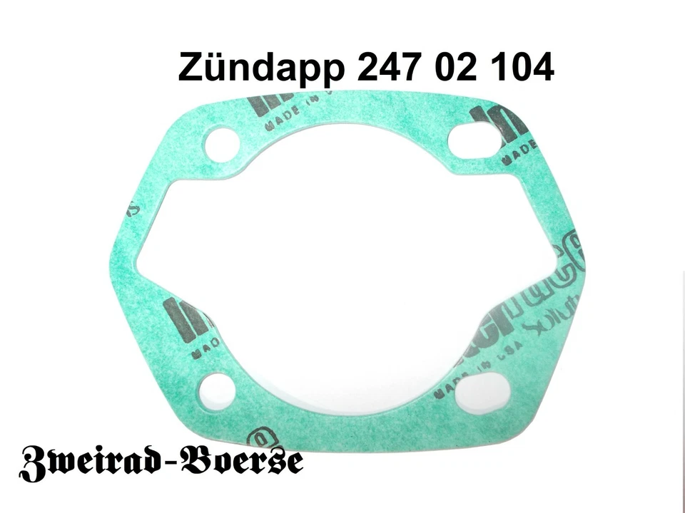 Zündapp Zylinderfußdichtung in Erstausrüsterqualität für Bergsteiger M25 , M50  - Bild 1 von 1