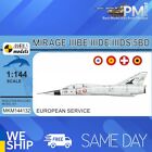 Mark I MKM144132 1/144 Mirage IIIBE/DE/DS/5BD Two-seater Jet European Service
