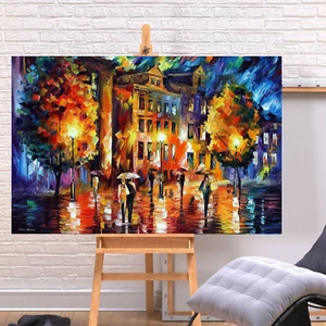 Leonid Afremov NIGHT ENIGMA 30"x24" LIMITED EDITION GICLEE ORIGINAL - Bild 1 von 10