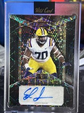 2022 Wild Card Alumination Ed Ingram Auto /5 Minnesota Vikings