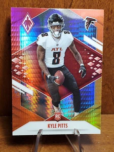 Kyle Pitts Atlanta Falcons 2021 Phoenix Fire Burst Prizm Parallel Rookie RC - Foto 1 di 1