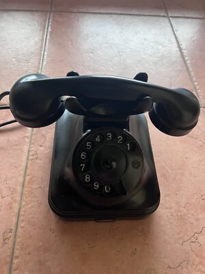 telefono vintage nero sip anni '70 - Immagine 1 di 4