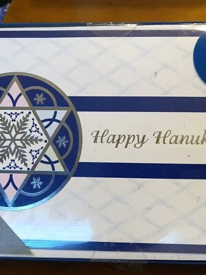 NEW 16 Count HAPPY HANUKKAH Boxed Jewish Holiday Cards by Pinecone - Image 1 of 2