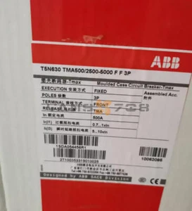 1PZ INTERRUTTORE ABB T5N630 TMA500/2500-5000 FF 3P 1SDA054456R1 NUOVO - Foto 1 di 1