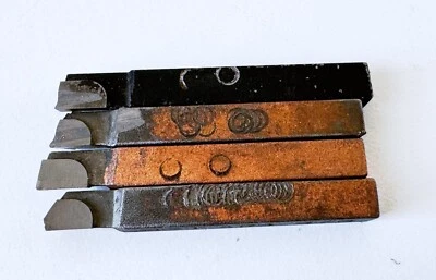 (4) AR4 370 C5 Carbide Tipped 1/4" X 1/4" HSS Lathe Tool Bit Cutting Tool USA RH - Image 1 of 4