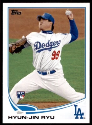 2013 Topps #661A Hyun-Jin Ryu RC - Image 1 of 2