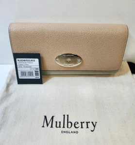(NEW) MULBERRY Continental Plaque Wallet - Rosewater - RRP £395 - Picture 1 of 15