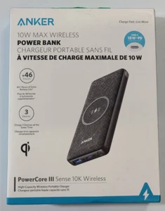 Chargeur sans fil haute capacité Anker PowerCore III Sense (A1617) 10k - Photo 1 sur 8