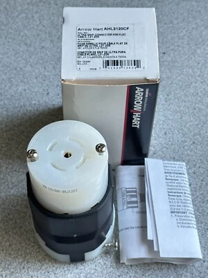NEW COOPER ARROW HART AHL2120CF LOCKING CONNECTOR L21-20R 3ØY 120/208V 4P5W - Image 1 of 3