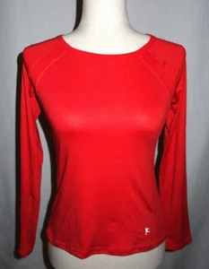 Womens Danskin Now Fitted Orange Rage Dri More Large (10-12) - Picture 1 of 9