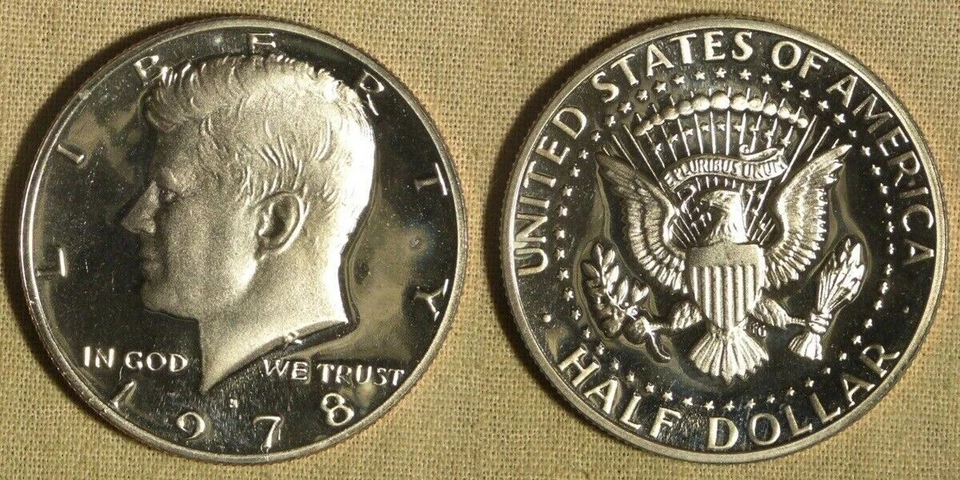 Error: Half 1978S Proof Struck Thru Bristle K6 IREC642 - Image 1 of 1