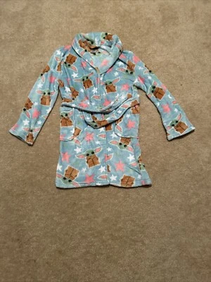 Bata de baño Star Wars The Mandalorian Grogu niñas talla 10 usada Foto 1 de 4