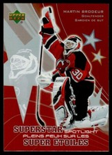 2005-06 Upper Deck McDonald's Superstar Spotlight Martin Brodeur New Jersey