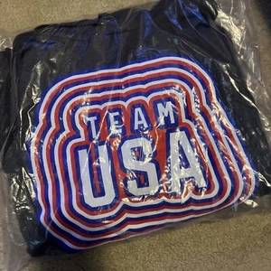 Men's Fanatics Branded Charcoal Team USA Pullover Hoodie Brand New MSRP $69.99 - Picture 1 of 4