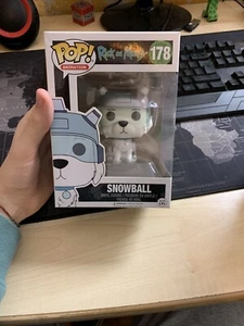 snowball 178 rick and morty funko pop exclusive limited flocked la comicon emp - Foto 1 di 5