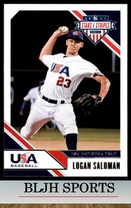 2020 Panini USA Stars & Stripes #67 Logan Saloman RC USA