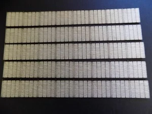 Garden fence panels 100 cms + reverse detail - 00 gauge fencing scenery detail - Picture 1 of 5