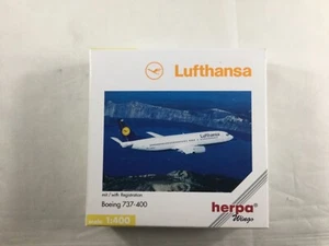 Herpa 560184 1:400 Diecast Airliner Lufthansa Boeing 737-400 - Picture 1 of 1