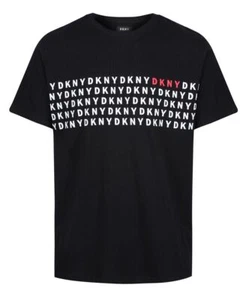 Camiseta negra DKNY para hombre ACERS cuello redondo - Imagen 1 de 12