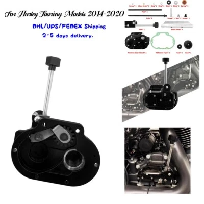 Kit de engranajes inversos negros caja de cambios embrague apto para Harley Touring Road Street Glide Foto 1 de 4