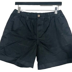 NUOVO! Chubbies Orig Pantaloncini Twill Elasticizzati 5,5" Cucitura Interna Elastica Vita Nero Casual M - Foto 1 di 4