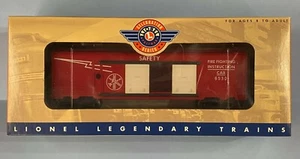 Lionel 1998 FIRE FIGHTING INSTRUCTION BOXCAR Unopened 6-39210 PWS - Made in USA - Picture 1 of 7