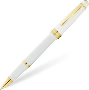 Cross Bailey Light Polished White Resin Ballpoint Pen - Picture 1 of 3