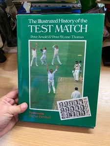 1988 "THE ILLUSTRATED HISTORY OF THE TEST MATCH" CRICKET 1.3kg HB BOOK (P7) - Picture 1 of 17